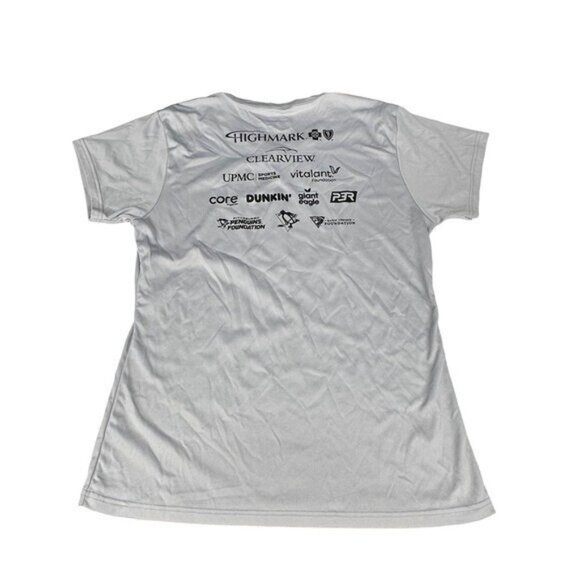 Pittsburgh Penguins Mario Lemieux Foundation 6.6K Run Walk Womens 2XL 2022 Shirt - Picture 2 of 5